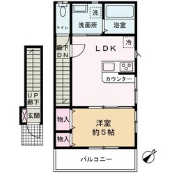 （仮称）ＹＫアパートの物件間取画像